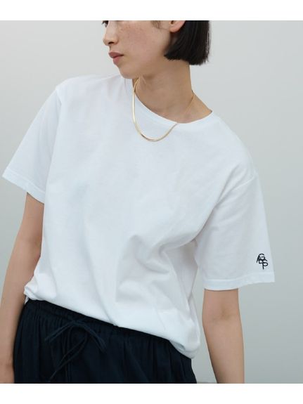 ワンポイントロゴ袖刺繍Tシャツ（Tシャツ）GALLEST（インディヴィ）  01