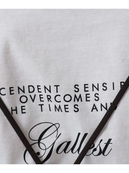 メッセージバックロゴTシャツ（Tシャツ）GALLEST（インディヴィ）  12