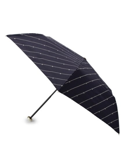 【WEB限定】晴雨兼用スターステッチプリント折り畳み傘（レイングッズ）grove（グローブ）  01