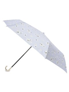 遮光フローラルプリントミニ折り畳み傘