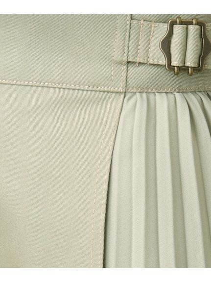 グローブ人気のスカート！デニムサイドプリーツスカート（ひざ丈スカート）grove（グローブ）  14