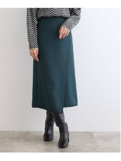 【褒められスカート/洗える/日本製】ラップデザインスカート