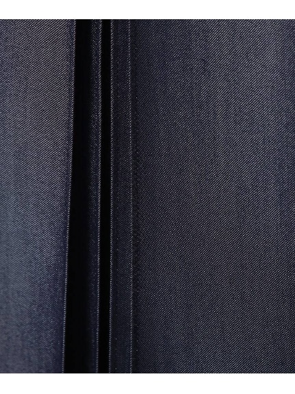 ◆【日本製】ウールデニムパンツスカート（ひざ丈スカート）INDIVI（インディヴィ）  08
