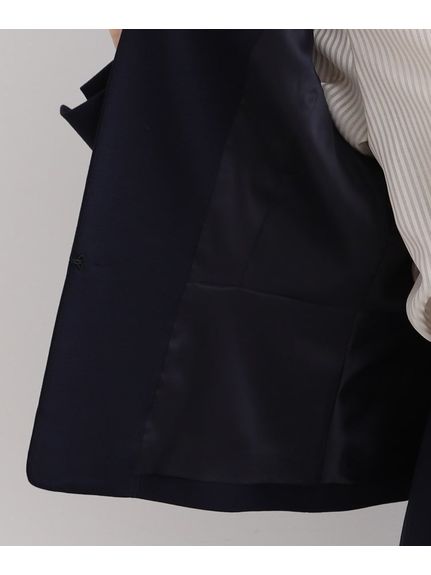 【定番スーツ／ジャージ素材】ペプラムデザインジャケット（ジャケット（単品））INDIVI（インディヴィ）  08