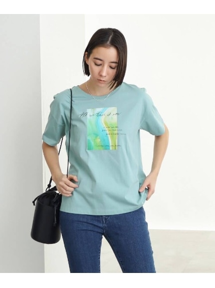 【コットン100%/定番/フォトT】カラーアート オリジナルTシャツ（Tシャツ）INDIVI（インディヴィ）  03