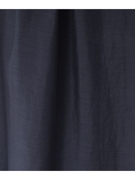 【洗える/イージーケア】タック巻き風ロングスカート（ひざ丈スカート）INDIVI（インディヴィ）  15