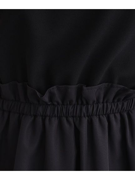 【洗える／2ピース見え】Tシャツ＆ボリュームスカート ドッキングワンピース（ひざ丈ワンピース）INDIVI（インディヴィ）  05