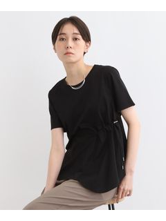 【洗える／トレンド】ドロストデザインTシャツ