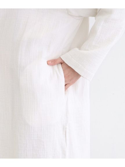 【日本製／インポート素材】ダブルガーゼ羽織りシャツ（シャツ・ブラウス）INDIVI（インディヴィ）  15