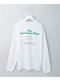 【WORLD for the World】バックロゴ ロングTシャツ