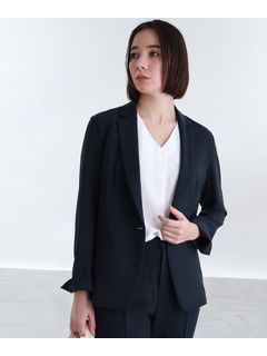 【定番スーツ/UVケア/接触冷感/洗える】テーラードジャケット