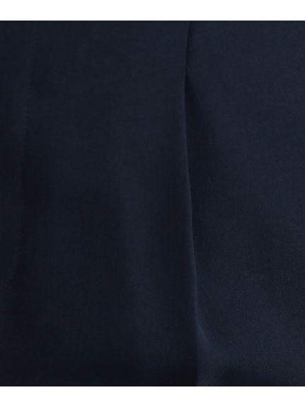 【定番スーツ／UVケア／接触冷感／洗える】ウール調タックテーパードパンツ（パンツ（単品））INDIVI（インディヴィ）  16