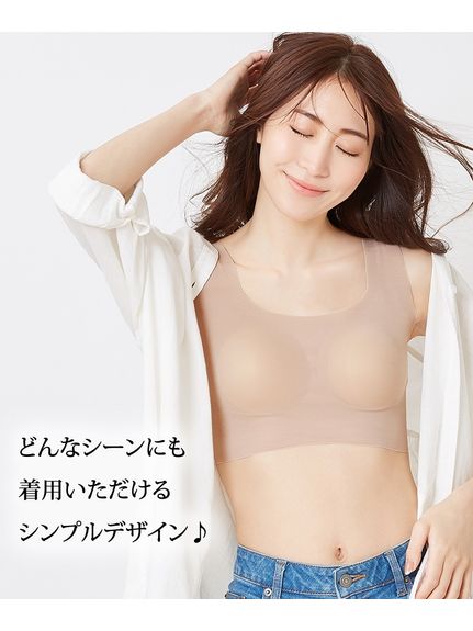 BasicBeautyハーフトップノンワイヤーブラジャー（ノンワイヤーブラジャー）SMILELAND（インナー・下着）（スマイルランド（インナー・シタギ））  12