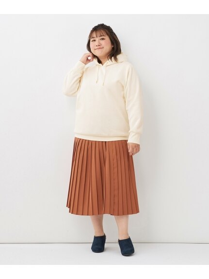 大きいサイズ　プリーツスカート（ひざ丈スカート）SMILELAND（スマイルランド (Lー10L)）  17