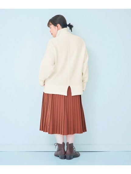 大きいサイズ　プリーツスカート（ひざ丈スカート）SMILELAND（スマイルランド (Lー10L)）  31