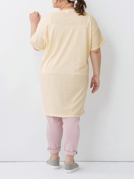 大きいサイズ　綿混ビッグシルエットTシャツ/ディズニー（Tシャツ）SMILELAND（スマイルランド (Lー10L)）  19