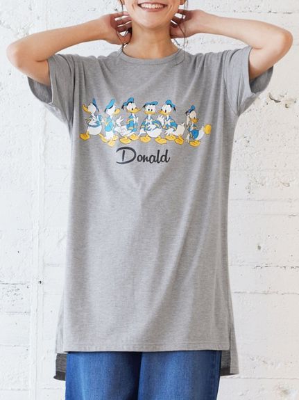 大きいサイズ　綿混ビッグシルエットTシャツ/ディズニー（Tシャツ）SMILELAND（スマイルランド (Lー10L)）  01