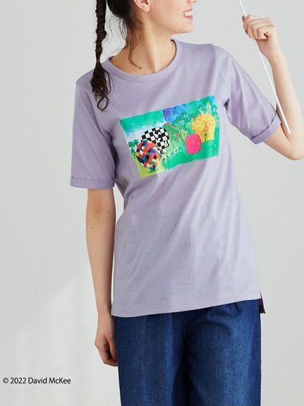 大きいサイズ キャラクタープリントTシャツ（Tシャツ）SMILELAND（スマイルランド (Lー10L)）  04