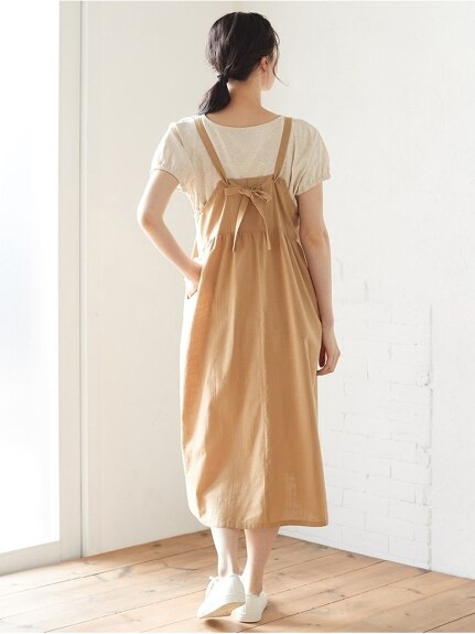 大きいサイズ 綿100％デザインジャンパースカート（ジャンパースカート）SMILELAND（スマイルランド (Lー10L)）  09