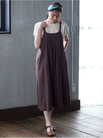 大きいサイズ 綿100％デザインジャンパースカート（ジャンパースカート）SMILELAND（スマイルランド (Lー10L)）  10