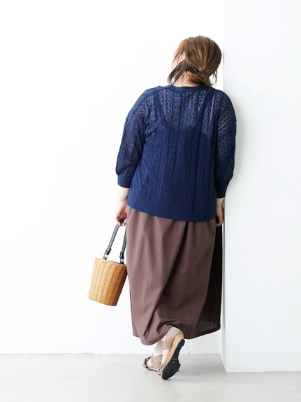 大きいサイズ 綿100％デザインジャンパースカート（ジャンパースカート）SMILELAND（スマイルランド (Lー10L)）  16