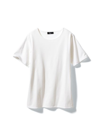 大きいサイズ フロント2重仕立ての半袖Tシャツ（Tシャツ）SMILELAND（スマイルランド (Lー10L)）  05