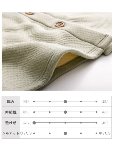 大きいサイズ　ふんわり柔らか軽量中綿カットソージャケット（ブルゾン・ジャンパー・ライダース）SMILELAND（スマイルランド (Lー10L)）  15