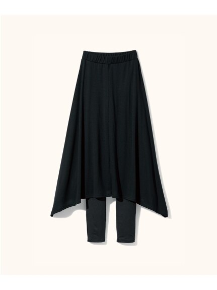 大きいサイズ レギンス付スカート（ひざ丈スカート）SMILELAND（スマイルランド (Lー10L)）  02