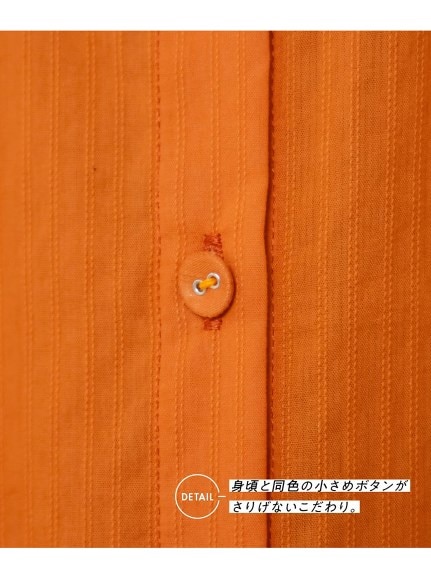 大きいサイズ 綿100％ポケットデザインシャツワンピース（シャツワンピース）SMILELAND（スマイルランド (Lー10L)）  13