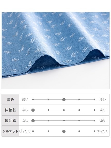 大きいサイズ 夏にぴったり！綿混ひんやりデニムジャンパースカート（接触冷感・抗菌防臭）（ジャンパースカート）SMILELAND（スマイルランド (Lー10L)）  18