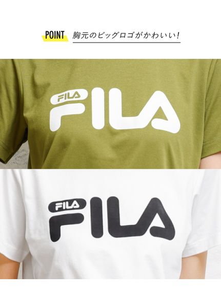 大きいサイズ　ロゴプリントTシャツ（吸水速乾・UVカット）（FILA）（Tシャツ）FILA(Alinoma select)（アリノマセレクト (Lー10L)）  04