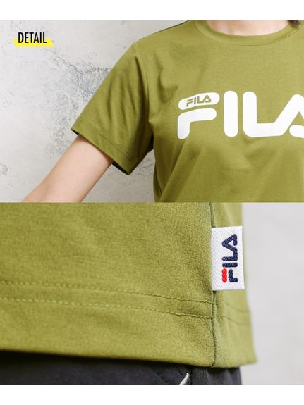 大きいサイズ　ロゴプリントTシャツ（吸水速乾・UVカット）（FILA）（Tシャツ）FILA(Alinoma select)（アリノマセレクト (Lー10L)）  05