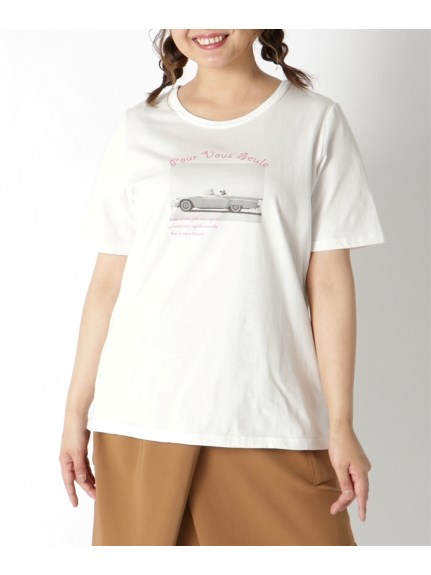 綿100％プリントTシャツ（アフロ社コラボ）（Tシャツ）Alinoma select（アリノマセレクト (Lー10L)） 0 02
