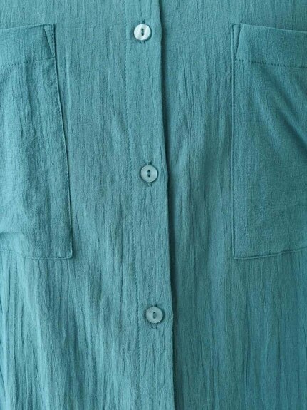【大きいサイズ】コットンボイルシャツ（シャツ・ブラウス）エウルキューブ(eur3)（エウルキューブ (Lー6L)）  18