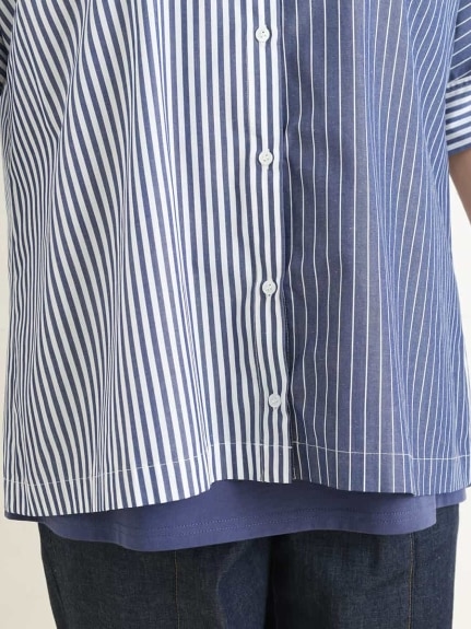 【大きいサイズ】アシメデザインシャツ（シャツ・ブラウス）エウルキューブ(eur3)（エウルキューブ (Lー6L)）  13