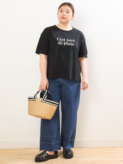 【大きいサイズ/a.v.v×eur3】吸水速乾/ロゴTシャツ（Tシャツ）エウルキューブ(eur3)（エウルキューブ (Lー6L)）  10