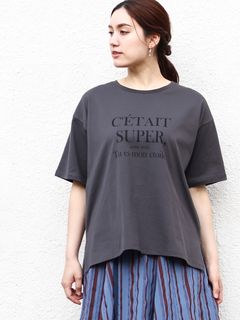 24年夏新作【大きいサイズ/a.v.v×eur3】コットンロゴTシャツ