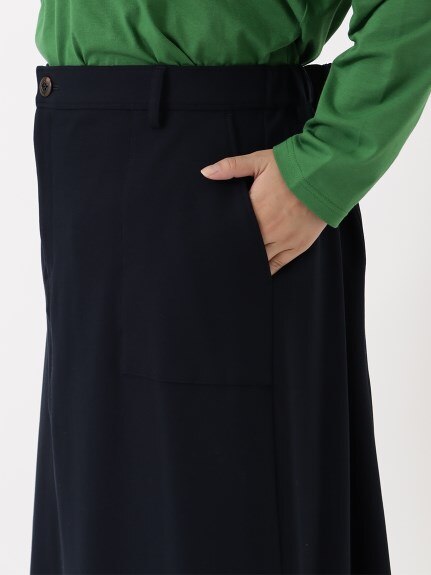 ツイルセミタイトスカート/大きいサイズ ラクープ アルディラ（ロング丈・マキシ丈スカート）アルディラ(AL DI LA)（ココラーレ(Lー7L)）  05