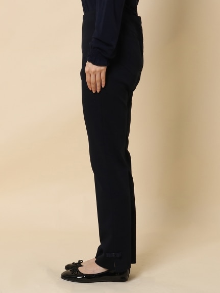 裾リボンフルレングスパンツ／大きいサイズ ローズティアラ（レギパン・スカパン）ローズティアラ(Rose Tiara)（ローズティアラ (Lー4L)）  03