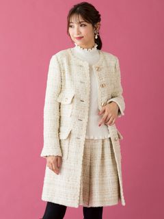 Lily yarn Tweed　フレアショートパンツ