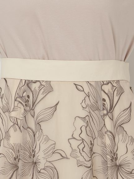 オーガンジー刺繍スカート（その他スカート）ローズティアラ(Rose Tiara)（ローズティアラ (Lー4L)）  10