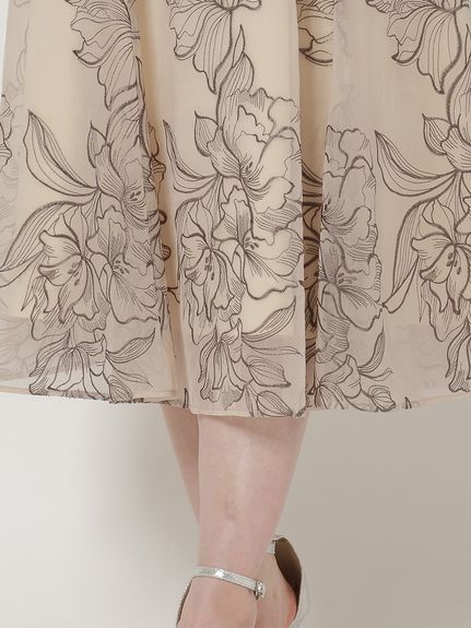 オーガンジー刺繍スカート（その他スカート）ローズティアラ(Rose Tiara)（ローズティアラ (Lー4L)）  13