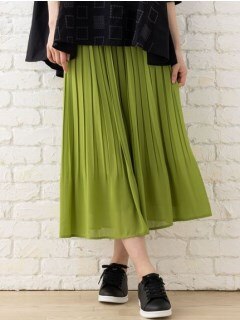 【大きいサイズ】 15号(3L) シフォンプリーツスカート