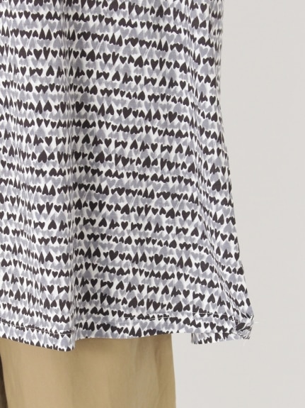 【3-10L】【日本製】綿100！ハートプリントTシャツ　大きいサイズ レディース（Tシャツ）QUINTY（クインティ (3Lー8L)）  06