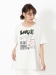 【3-10L】LOVEロゴTシャツ　大きいサイズ レディース
