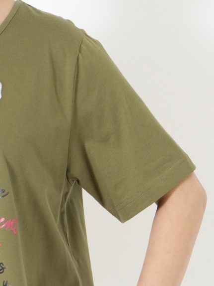 【3-10L】LOVEロゴTシャツ　大きいサイズ レディース（Tシャツ）QUINTY（クインティ (3Lー8L)）  05