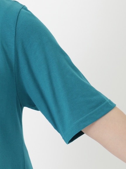 【3-10L】AラインフレアプリントTシャツ　大きいサイズ レディース（Tシャツ）QUINTY（クインティ (3Lー8L)）  05