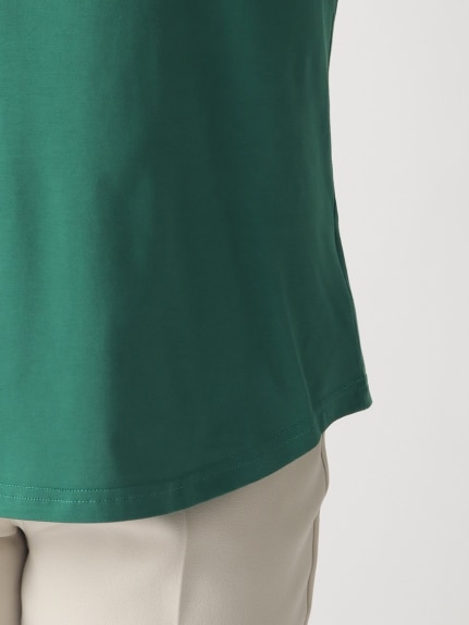 【3-10L】マハラニプレミアム天竺パフスリーブTシャツ　大きいサイズ レディース（Tシャツ）QUINTY（クインティ (3Lー8L)） 0 06
