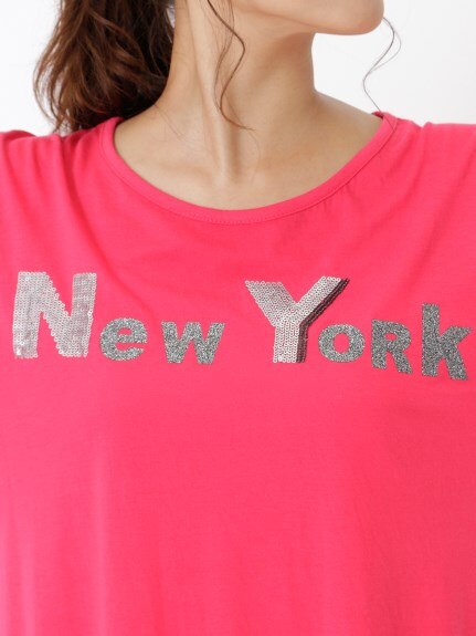 【3-10L】英字ロゴTシャツ　大きいサイズ レディース（Tシャツ）Tasha ruby（ターシャルビー (3Lー8L)）  07