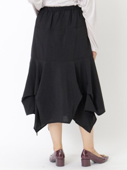 【3-7L】フレアシルエットデザインスカート　大きいサイズ レディース（その他スカート）Tasha ruby（ターシャルビー (3Lー8L)）  02